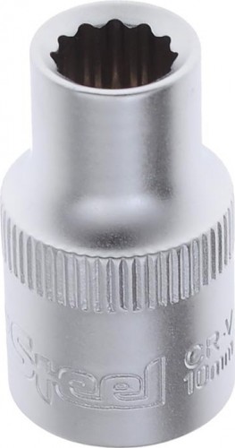 Головка двенадцатигранная с посадкой 1/2" AV Steel AV-521010 10 мм