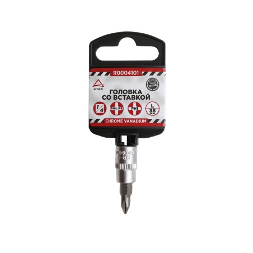 Головка PHILLIPS ARNEZI R0004101 1/4" со вставкой PH1 L=38