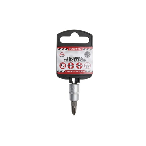 Головка PHILLIPS ARNEZI R0004102 1/4" со вставкой PH2 L=38