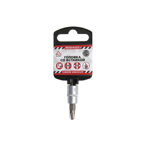 Головка Pozidriv ARNEZI R0004203 1/4" со вставкой PZ3 L=38