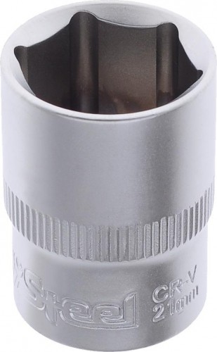 Головка шестигранная с посадкой 1/2" AV Steel AV-520021 21 мм