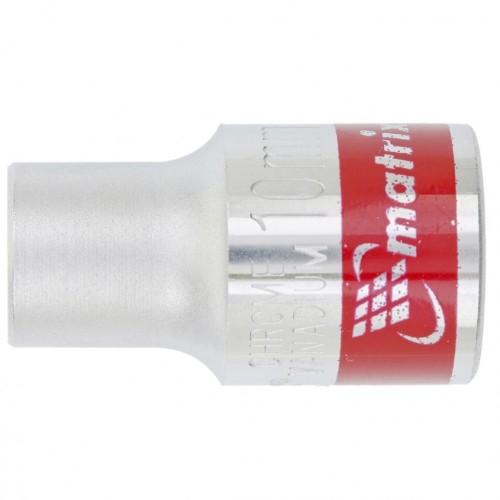 Головка шестигранная с посадкой 1/2" MATRIX 13110 10 мм, CrV
