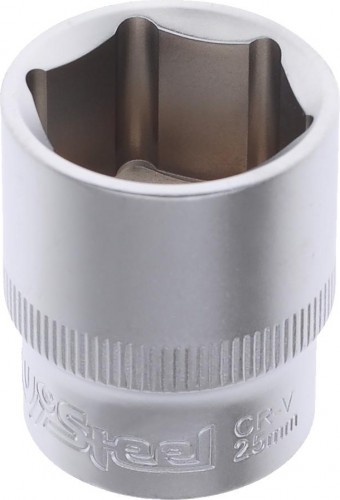 Головка шестигранная с посадкой 1/2" AV Steel AV-520025 25 мм