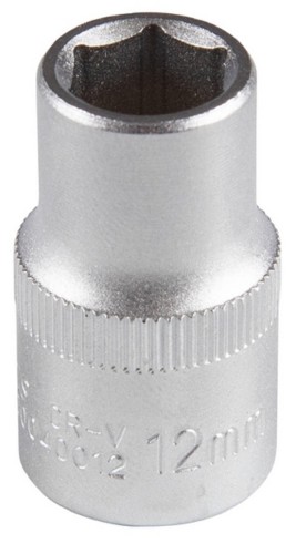 Головка шестигранная с посадкой 1/2" AFFIX AF00040012 торцевая стандартная 12 мм