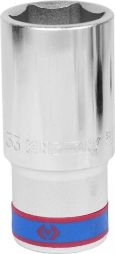 Головка шестигранная с посадкой 3/4" KING TONY 623533M 33 мм, глубокая