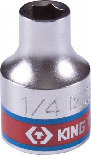 Головка шестигранная с посадкой 3/8" KING TONY 333508S 1/4"