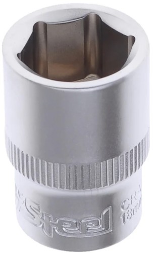 Головка шестигранная с посадкой 1/2" AV Steel AV-520018 18 мм