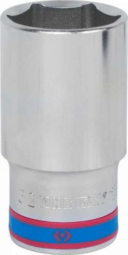 Головка шестигранная с посадкой 1/2" KING TONY 423532М 32 мм глубокая 423532M