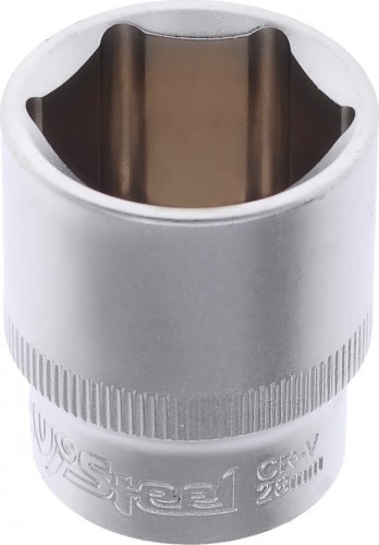 Головка шестигранная с посадкой 1/2" AV Steel AV-520028 28 мм