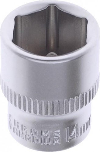 Головка шестигранная с посадкой 1/4" AV Steel AV-500014 14,0 мм