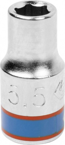 Головка шестигранная с посадкой 1/4" KING TONY 233555М 5,5 мм 233555M