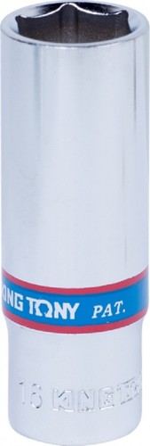 Головка шестигранная с посадкой 3/8" KING TONY 323516М 16 мм глубокая 323516M