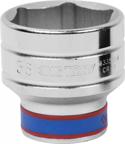 Головка шестигранная с посадкой 1/2" KING TONY 433536М 36 мм 433536M