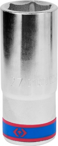 Головка шестигранная с посадкой 3/4" KING TONY 623527M 27 мм, глубокая