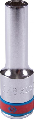 Головка шестигранная с посадкой 1/2" KING TONY 423512S 3/8" дюймовая, глубокая