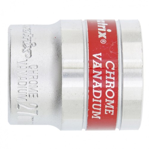 Головка шестигранная с посадкой 1/2" MATRIX 13127 27 мм, CrV