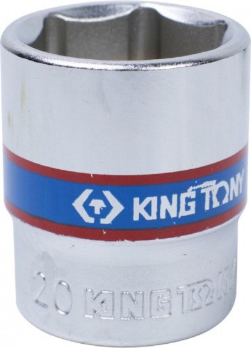 Головка шестигранная с посадкой 3/8" KING TONY 333520М 20 мм 333520M