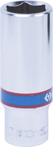 Головка шестигранная с посадкой 3/8" KING TONY 323517М 17 мм глубокая 323517M
