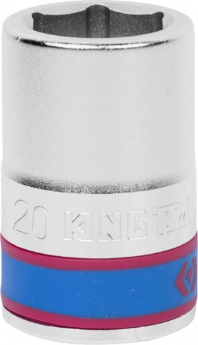 Головка шестигранная с посадкой 3/4" KING TONY 633520M 20 мм