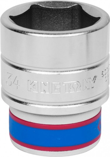 Головка шестигранная с посадкой 3/4" KING TONY 633534М 34 мм 633534M