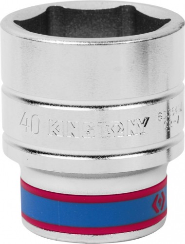 Головка шестигранная с посадкой 3/4" KING TONY 633540M 40 мм