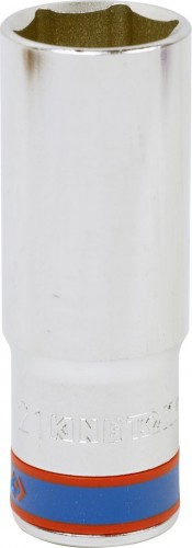 Головка шестигранная с посадкой 1/2" KING TONY 423521М 21 мм глубокая 423521M