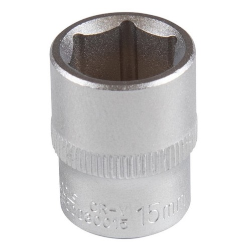 Головка шестигранная с посадкой 3/8" AFFIX AF00030015 торцевая стандартная 15 мм