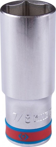 Головка шестигранная с посадкой 1/2" KING TONY 423528S 7/8" дюймовая, глубокая