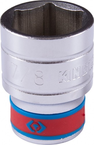 Головка шестигранная с посадкой 1/2" KING TONY 433528S 7/8"