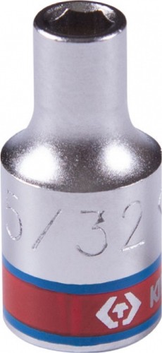 Головка шестигранная с посадкой 1/4" KING TONY 233505S 5/32"