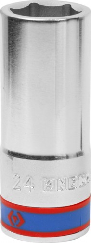 Головка шестигранная с посадкой 3/4" KING TONY 623524M 24 мм, глубокая