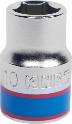 Головка шестигранная с посадкой 3/8" KING TONY 333510М 10 мм 333510M