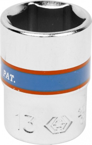Головка шестигранная с посадкой 1/4" KING TONY 233513М 13 мм 233513M