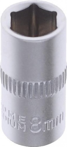 Головка шестигранная с посадкой 1/4" AV Steel AV-500008 8,0 мм