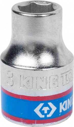 Головка шестигранная с посадкой 3/8" KING TONY 333508М 8 мм 333508M