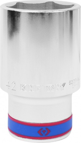 Головка шестигранная с посадкой 3/4" KING TONY 623542M 42 мм, глубокая