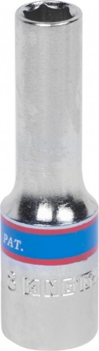Головка шестигранная с посадкой 3/8" KING TONY 323508М 8 мм глубокая 323508M
