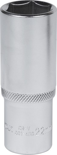 Головка шестигранная с посадкой 1/2" МАСТАК 001-40022 торцевая глубокая 22 мм