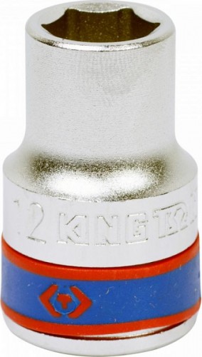 Головка шестигранная с посадкой 1/2" KING TONY 433512М 12 мм 433512M