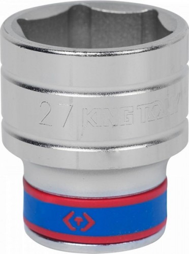 Головка шестигранная с посадкой 1/2" KING TONY 433527М 27 мм 433527M