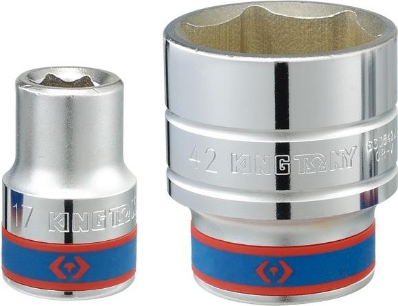 Головка шестигранная с посадкой 3/4" KING TONY 633518M 18 мм