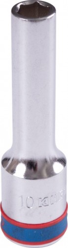 Головка шестигранная с посадкой 1/2" KING TONY 424510M 10 мм глубокая