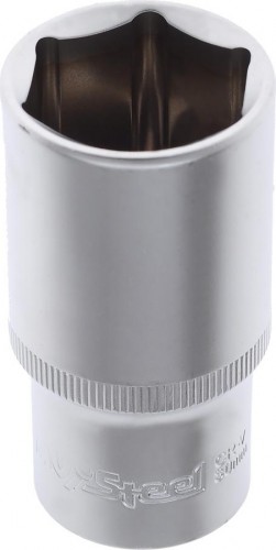 Головка шестигранная с посадкой 1/2" AV Steel AV-520230 30 мм глубокая