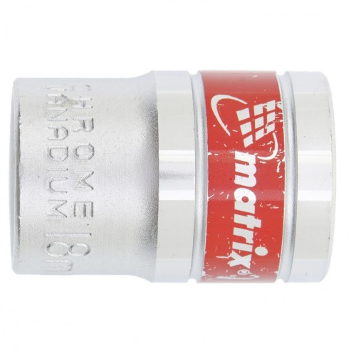 Головка шестигранная с посадкой 1/2" MATRIX 13118 18 мм, CrV