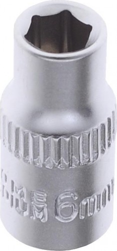 Головка шестигранная с посадкой 1/4" AV Steel AV-500006 6,0 мм