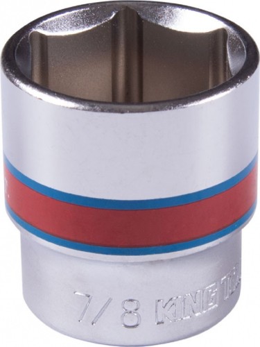 Головка шестигранная с посадкой 3/8" KING TONY 333528S 7/8"