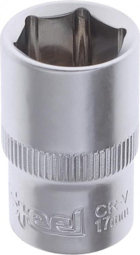 Головка шестигранная с посадкой 1/2" AV Steel AV-520017 17 мм