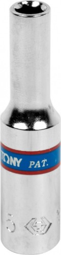 Головка шестигранная с посадкой 1/4" KING TONY 223505M 5 мм глубокая