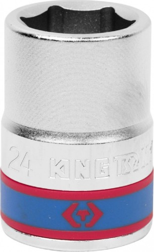 Головка шестигранная с посадкой 3/4" KING TONY 633524М 24 мм 633524M