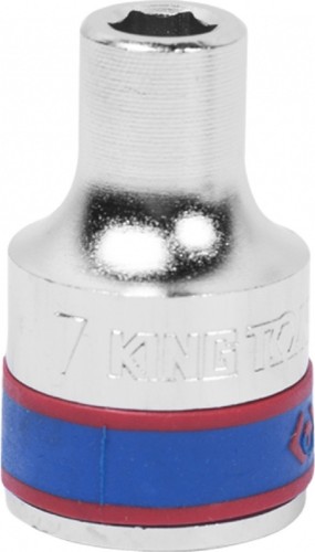 Головка шестигранная с посадкой 1/2" KING TONY 433507М 7 мм 433507M